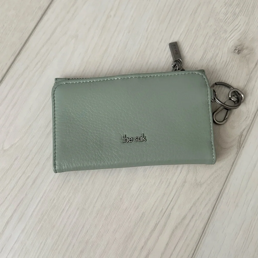 The Sak Sage Green Leather Shoulder Hobo